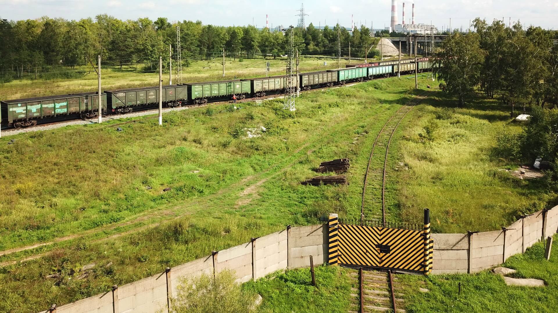 Аренда железнодорожных путей, 2 ж/д ветки | База Сатурн Ангарск